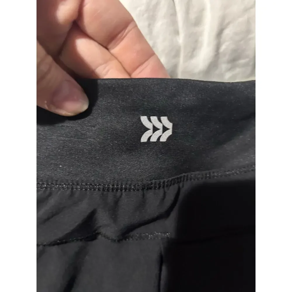 All In Motion m 8 black skort shorts skirt combo like New euc